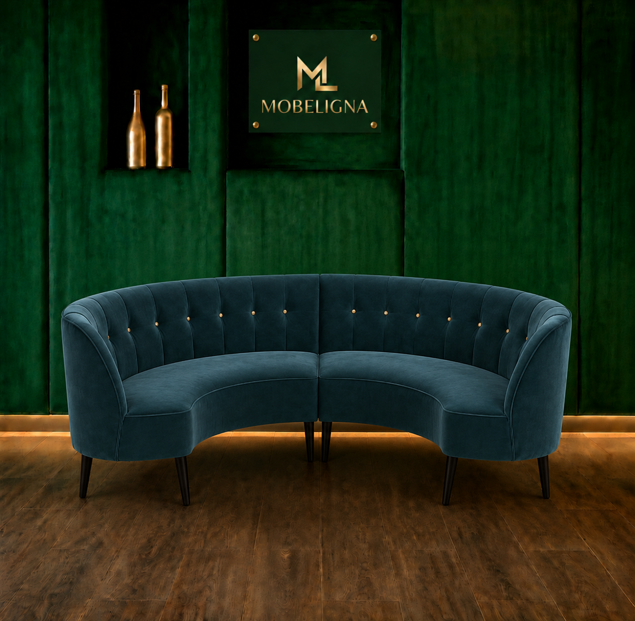 Banquette ronde Élégance