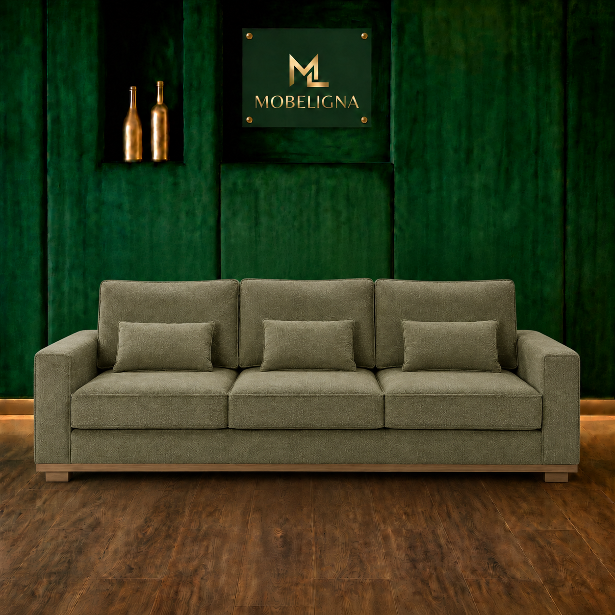 LIGNA — 3-seater sofa